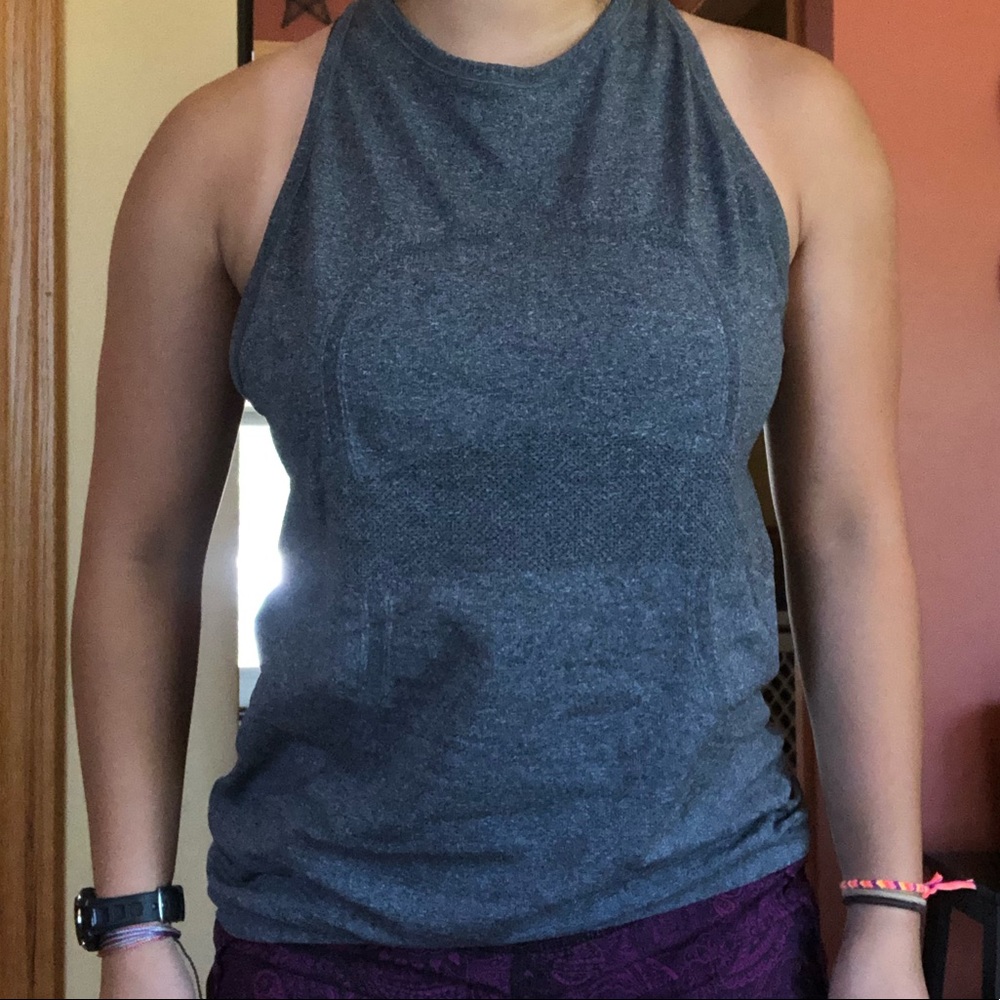 Grey Lululemon tank top
